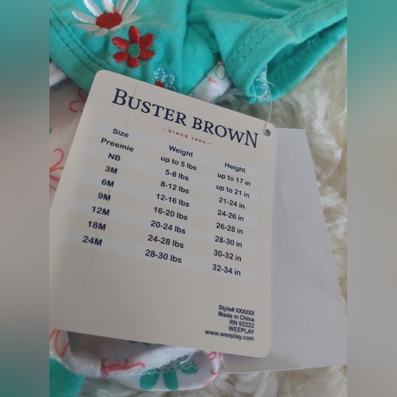 NWT buster Brown girls size 2t two pc top - Picture 4 of 5